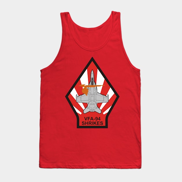 VFA-94 Mighty Shrikes - F/A-18 Tank Top by MBK